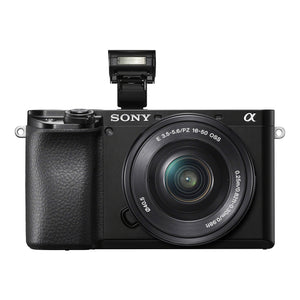 Sony Alpha a6100 24.2MP Mirrorless Camera - Black with 16-50mm Lens Kit - Reconditioned Sony
