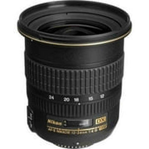 Nikon 2144-IV AF-S DX NIKKOR 12-24mm f/4G If-ED Zoom Lens with Auto Focus for DSLR Cameras International Version No War - Used Nikon