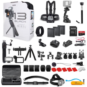 GoPro HERO13 Creator Edition - Action Camera + 64GB + 50 Piece Kit + 2 Batteries GoPro