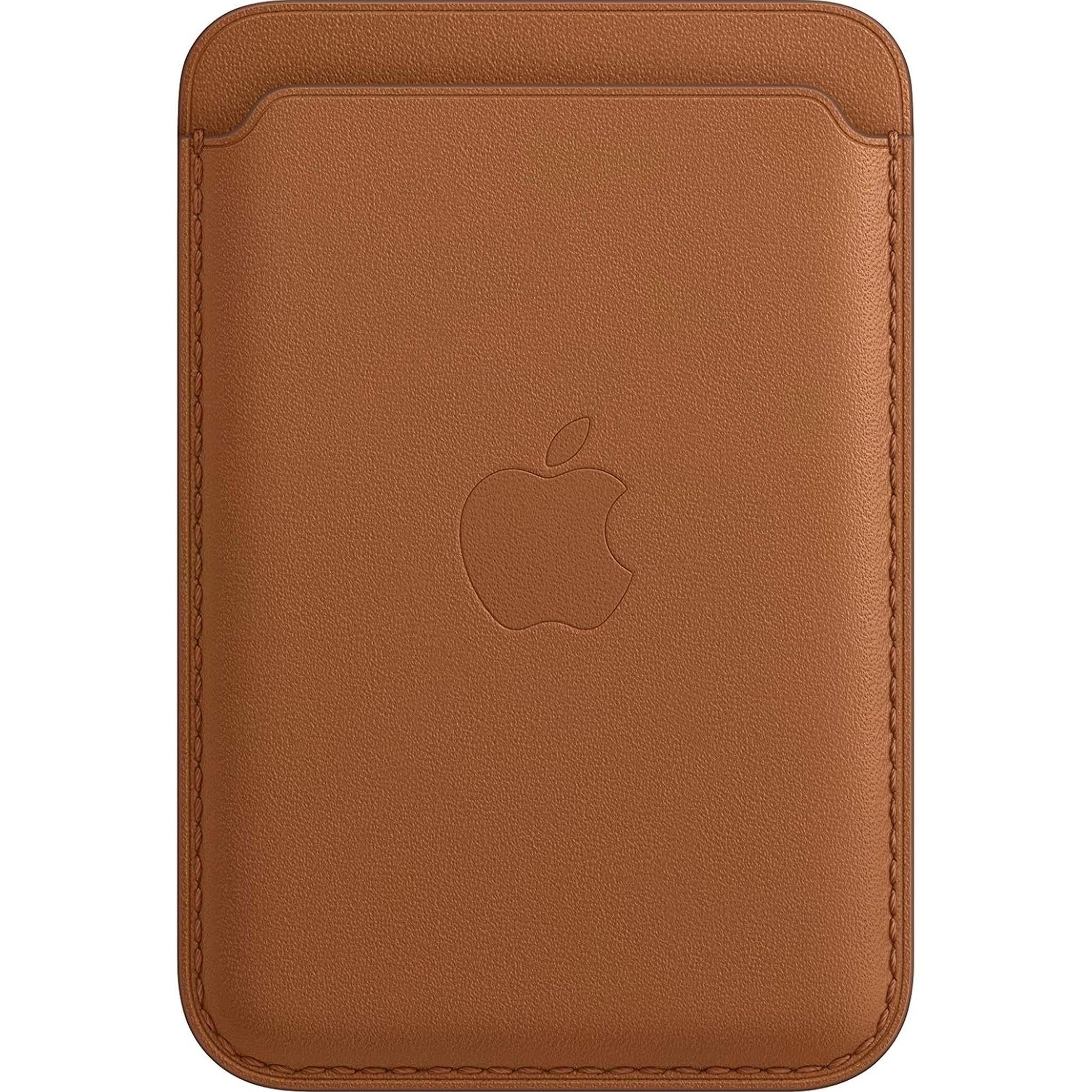 Apple Leather Wallet with MagSafe for iPhone - Saddle Brown Previous Version, Without Find My