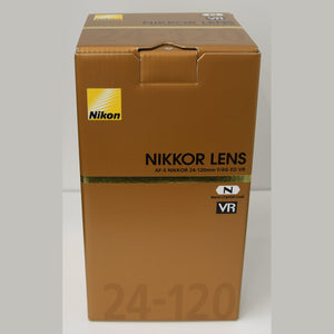 Nikon standard zoom lens AF-S NIKKOR 24-120mm f / 4G ED VR full size corresponding - Used Nikon