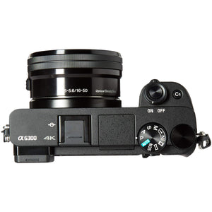 Sony Alpha a6300 Mirrorless Camera Interchangeable Lens Digital Camera with 16-50mm Power Zoom Lens - E Mount Compatible - Reconditioned Sony