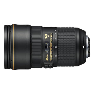 Nikon AF-S FX NIKKOR 24-70mm f/2.8E ED Vibration Reduction Zoom Lens with Auto Focus for Nikon DSLR Cameras - Used Nikon