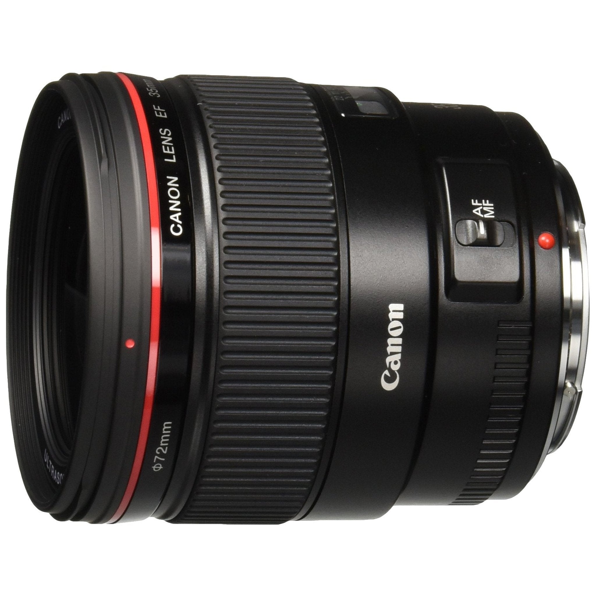 Canon EF 35mm f/1.4L USM Wide Angle Lens for Canon SLR Cameras - White Box New Bulk Packaging Canon