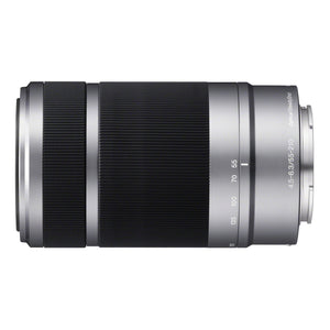 Sony E 55-210mm F4.5-6.3 OSS Lens for Sony E-Mount Cameras Silver Renewed - Reconditioned Sony