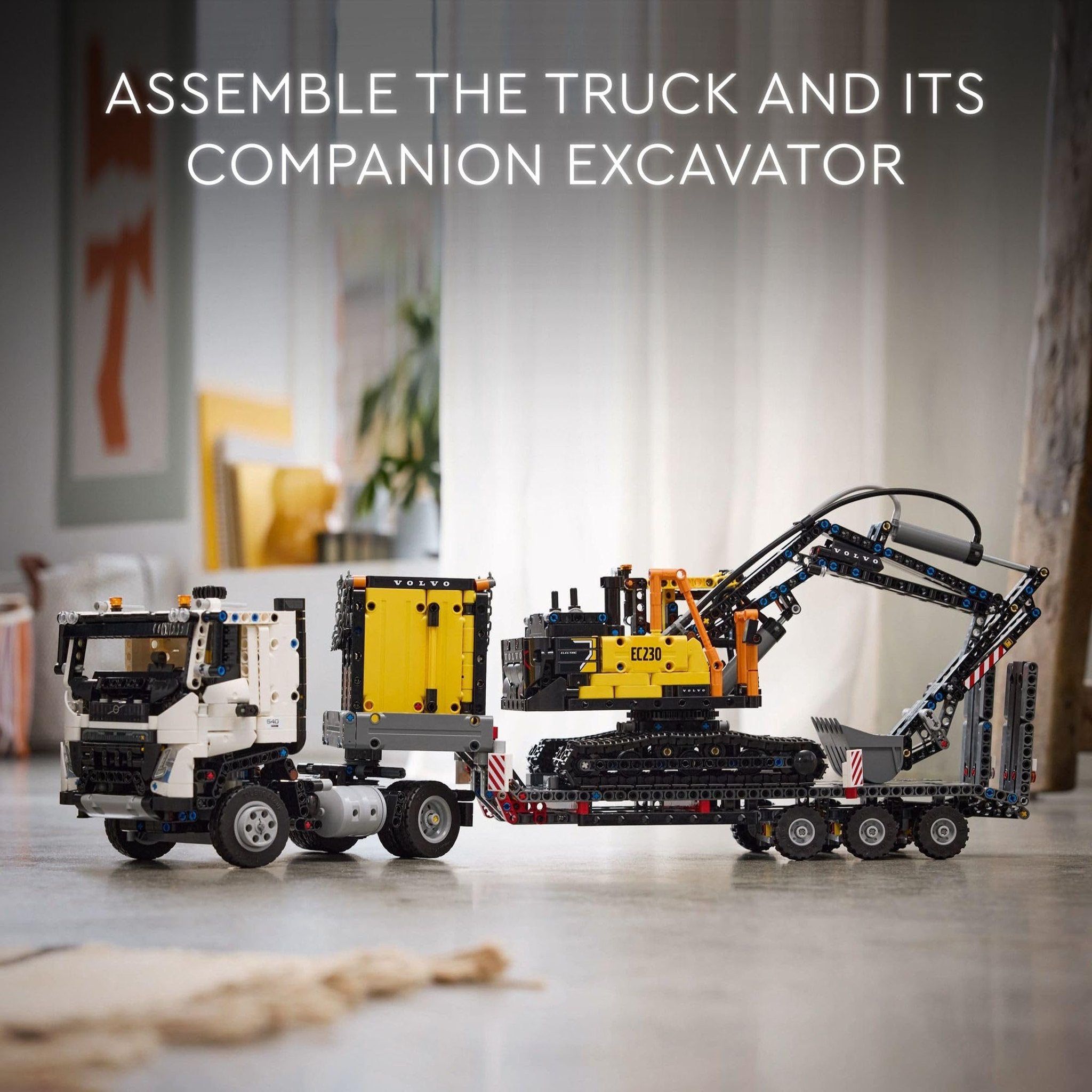 LEGO Technic Volvo FMX Truck & EC230 Electric Excavator Building Toy, Volvo Truck Toy with 2 Model Vehicles, Great Gift for Boys and Girls Ages 10 and Up Who Love Heavy Duty Construction Models, 42175
