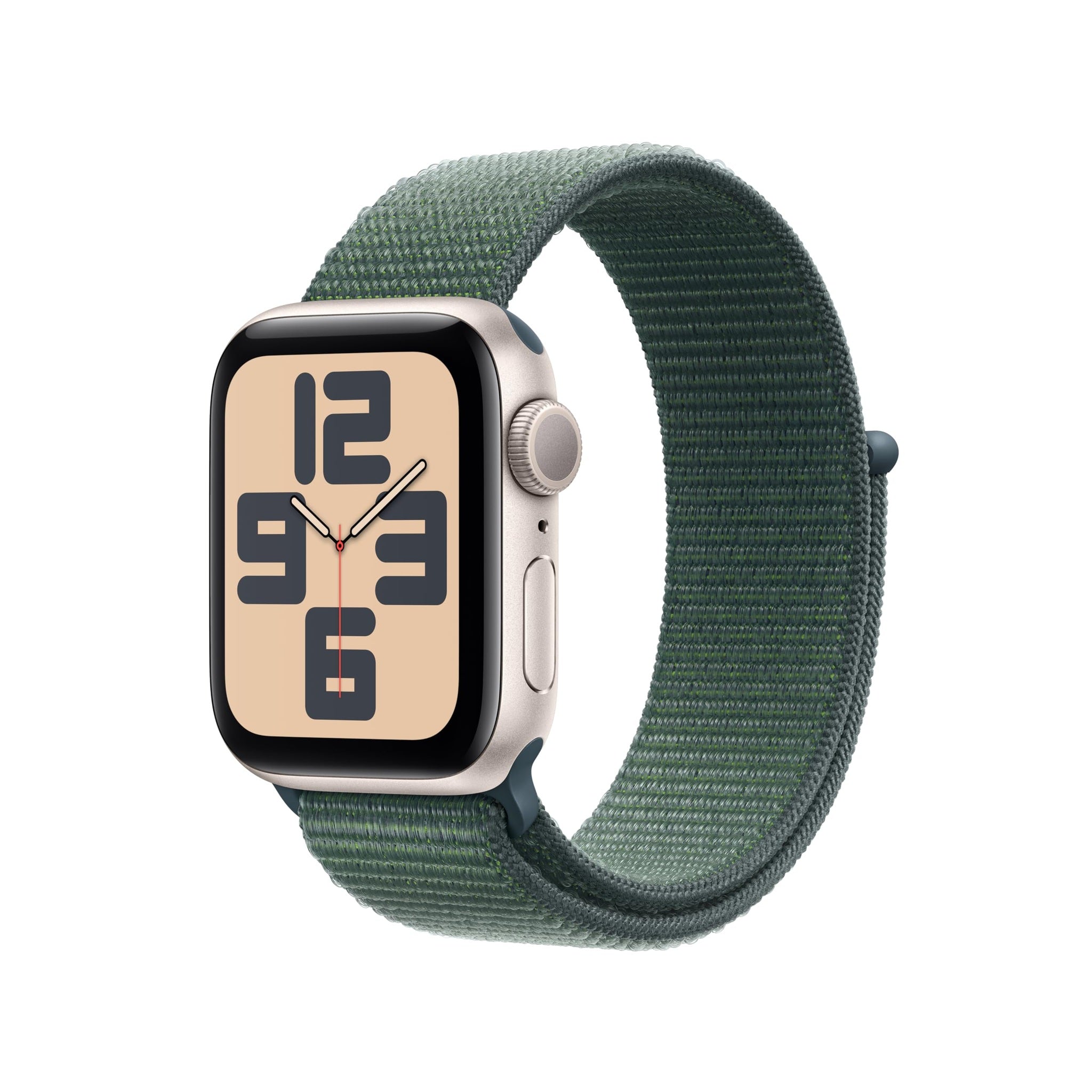 Apple Watch SE 2nd Gen GPS 40mm Smartwatch with Aluminum Case with Starlight Sport Loop. Fitness & Sleep Tracker, Crash Detection, Heart Rate Monitor, Retina Display, Carbon Neutral Apple