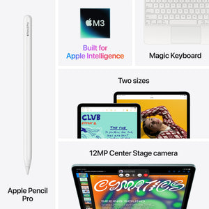 Apple iPad Air 11-inch with M3 chip Built for Apple Intelligence, Liquid Retina Display, 512GB, 12MP Front/Back Camera, Wi-Fi 6E, Touch ID, All-Day Battery Life - Purple Apple