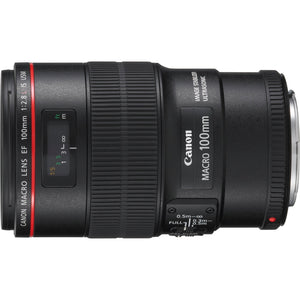 Canon EF 100mm f/2.8L IS USM Macro Lens for Canon Digital SLR Cameras - International Version No Warranty - Used Canon