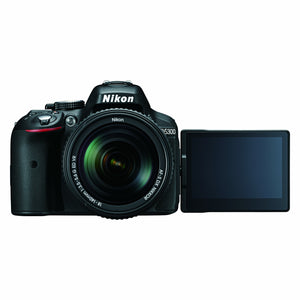 Nikon D5300 24.2 MP CMOS Digital SLR Camera with 18-140mm f/3.5-5.6G ED VR Auto Focus-S DX NIKKOR Zoom Lens Black - Used Nikon