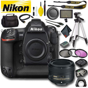 Nikon D5 DSLR Camera Dual XQD Slots International Model Plus Bundle