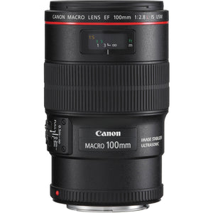 Canon EF 100mm f/2.8L Macro is USM Lens International Version Professional Accessory Combo - Used Canon
