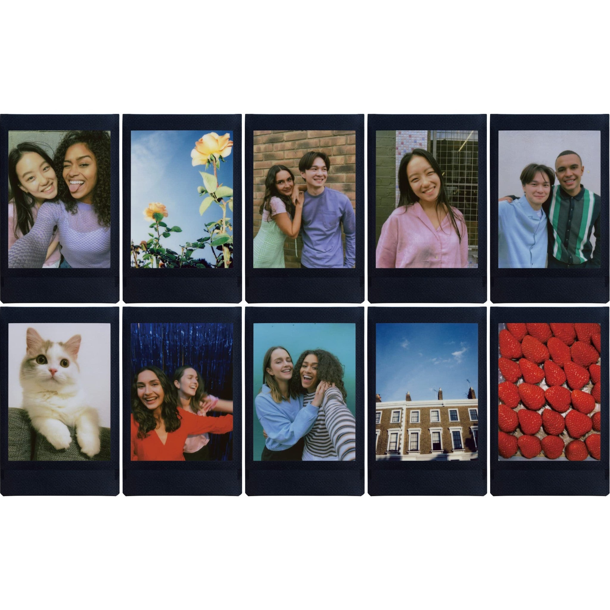 FUJIFILM Instax Mini Black Film - 10 Exposures instax