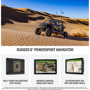 Garmin Tread® 2 - SxS Edition, Rugged 8-inch Powersport Navigator for Thrilling Off-Road Rides