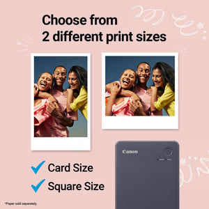 Canon SELPHY QX20 Compact Photo Printer Dark Gray Canon