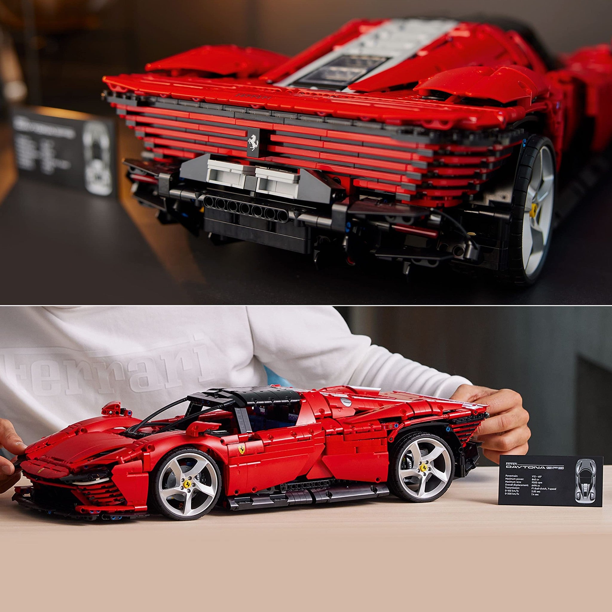 LEGO Technic Ferrari Daytona SP3 42143, Race Car Model Building Kit, 1:8 Scale Advanced Collectible Set for Adults, Ultimate Cars Concept Series, Great Anniversary and Father's Day Gift for Car Lover