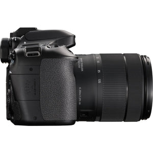 Canon EOS 80D Digital SLR Kit with EF-S 18-135mm f/3.5-5.6 Image Stabilization USM Lens Black - Reconditioned Canon