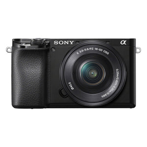 Sony Alpha a6100 24.2MP Mirrorless Camera - Black with 16-50mm Lens Kit - Reconditioned Sony