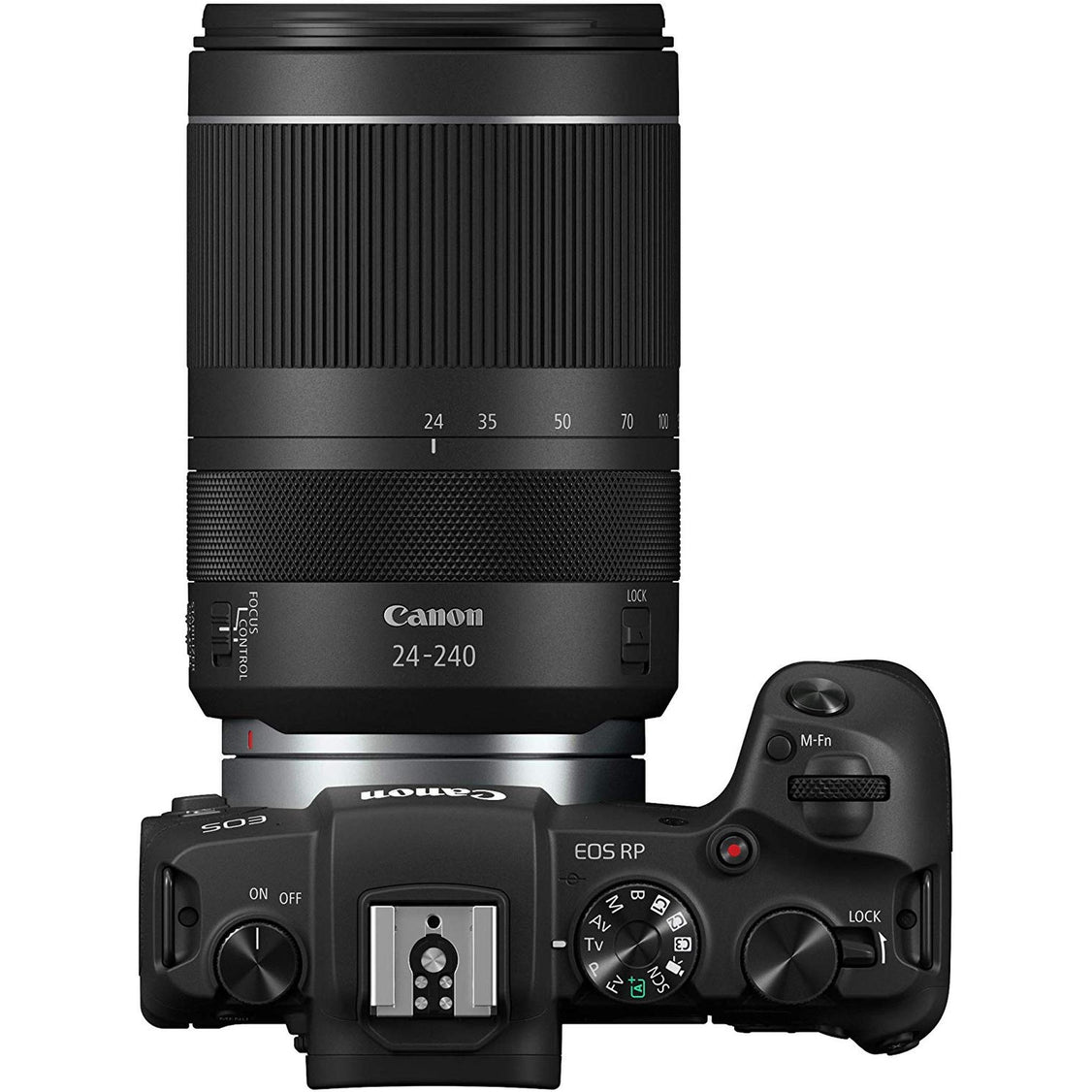 Canon EOS RP Mirrorless Camera w/RF 24-240mm Lens F/4-6.3 is USM & Lens Mount Adapter