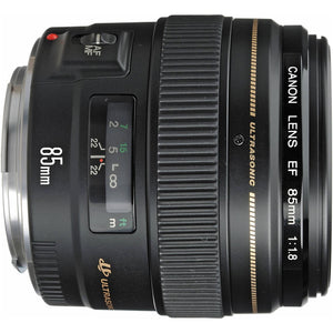 Canon EF 85mm f/1.8 USM Medium Telephoto Lens for Canon SLR Cameras - Fixed Renewed - Reconditioned Canon