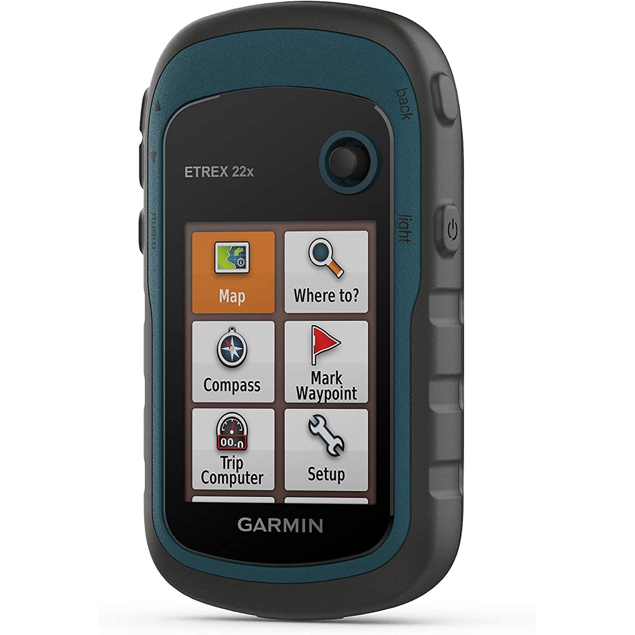 Garmin eTrex 22x, Handheld GPS Navigator with 6Ave Travel Kit 010-02256-00