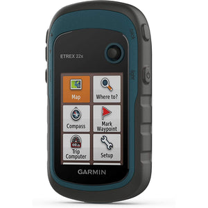 Garmin eTrex 22x, Handheld GPS Navigator with 6Ave Travel Kit 010-02256-00