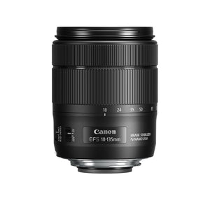 Canon EF-S 18-135mm f/3.5-5.6 Image Stabilization USM Lens Black - Used Canon