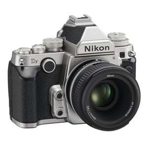 Nikon Df 16.2 MP CMOS FX-Format Digital SLR Camera with AF-S NIKKOR 50mm f/1.8G Special Edition Lens Silver - Used Nikon