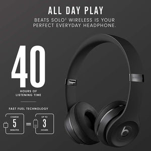Beats Solo3 Wireless Headphones - 40hr Battery, Microphone Asst Colors -