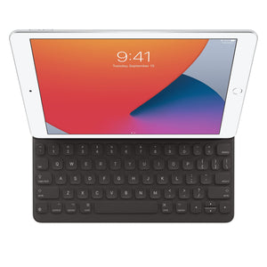 Apple Smart Keyboard: iPad Keyboard and case for iPad Pro 10.5-inch, iPad Air 3rd Generation , and iPad 7th, 8th, and 9th Generation , Comfortable Typing Experience, US English - Black - Used Apple
