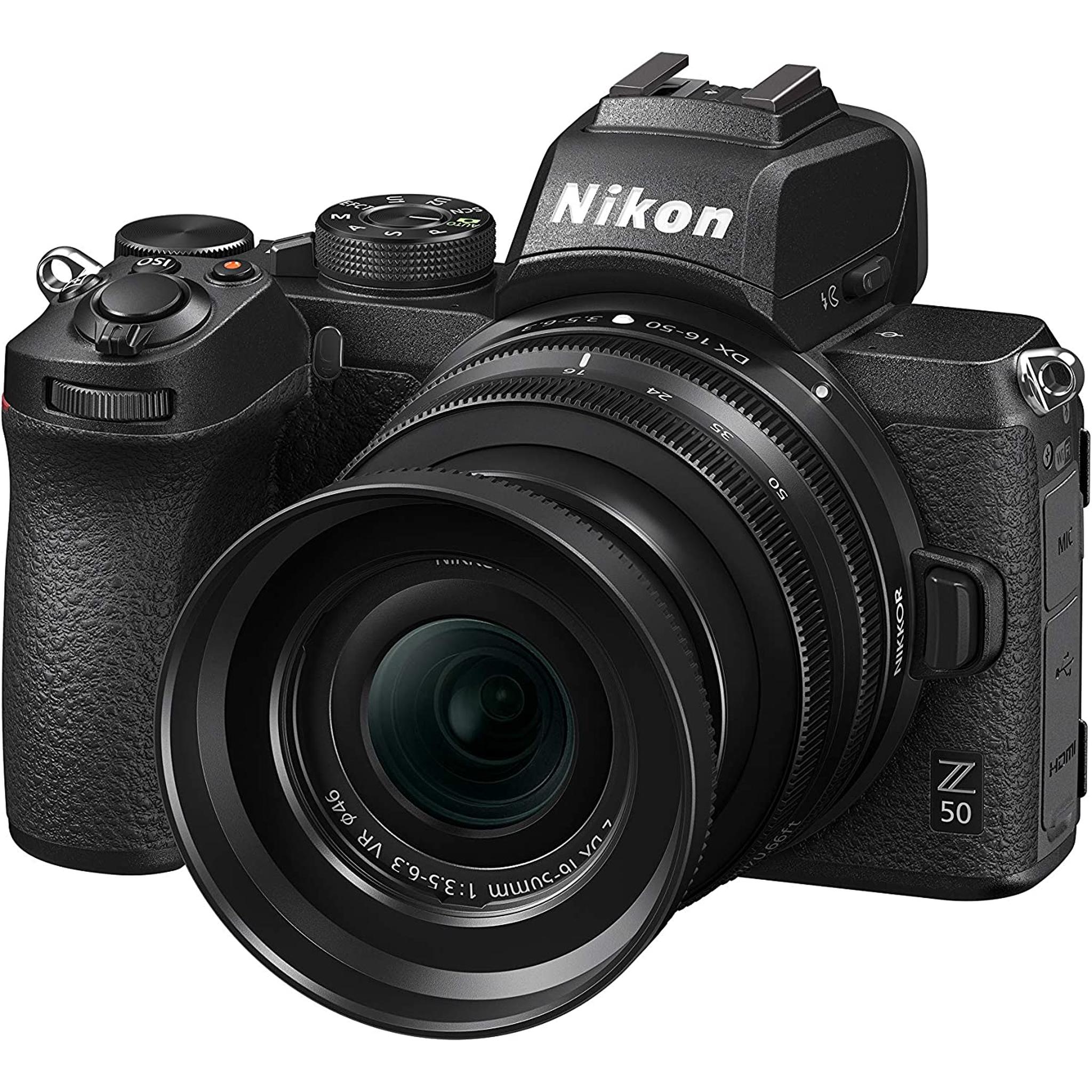 Nikon Z50 + Z DX 16-50mm VR Lens Mirrorless Camera Kit VOA050K001 Nikon