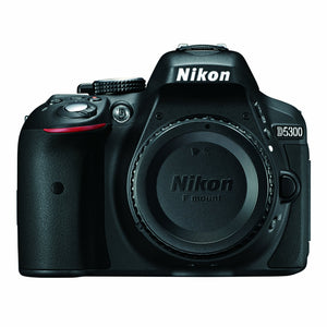 Nikon D5300 24.2 MP CMOS Digital SLR Camera with Built-in Wi-Fi and GPS Body Only Black - Refurbished - Used Nikon