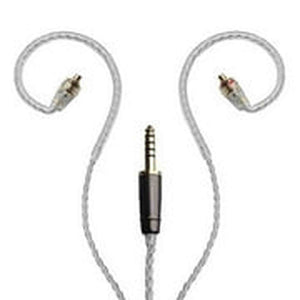 MEZE AUDIO | Rai Series MMCX Cable | Headphones HiFi Cable Replacement 4.4mm Male to Dual MMCX Connector Plug | Silver Plated Upgrade Balanced Cable 4.4mm Jack | Cable Length 1.2m/3.9ft MEZE AUDIO