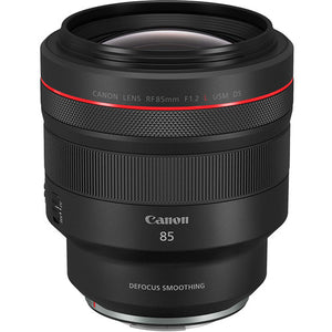 Canon RF 85mm f/1.2L USM DS Lens Bundle with 32GB Memory, Tripod, Bag, and More
