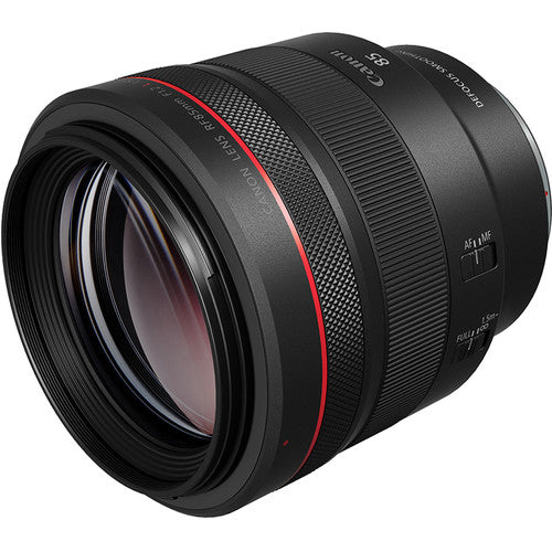 Canon RF 85mm f/1.2L USM DS Lens Bundle with 32GB Memory, Tripod, Bag, and More