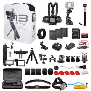 GoPro HERO13 Creator Edition Action Camera + 64GB + 50 Piece Kit + 2 Batteries GoPro
