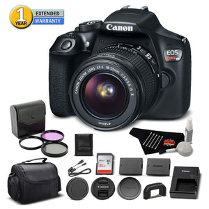 Canon EOS Rebel T6 Digital SLR Camera 1159C003 Bundle with 18-55mm f/3.5-5.6 is II Lens with 32GB Memory Card + More Canon