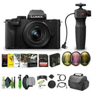 Panasonic Lumix G100D 4K Mirrorless Vlogging Camera 12-32mm Lens + Tripod Grip Panasonic