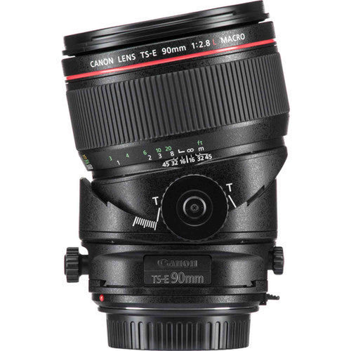 Canon TS-E 90mm Macro Tilt-Shift Lens (Intl Model) with 32GB SD, Bag, and More