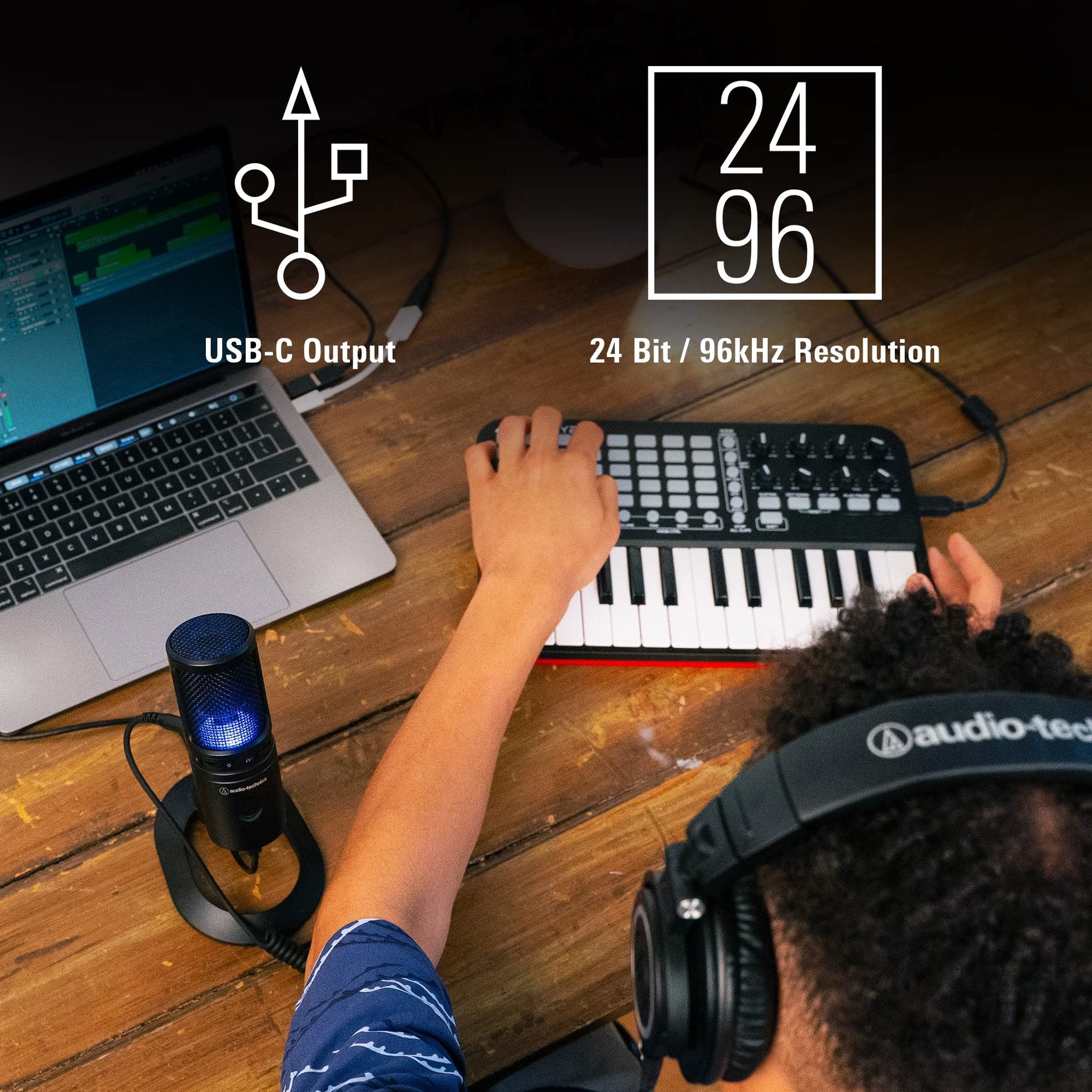 Audio-Technica AT2020USB-X Cardioid Condenser USB Microphone Audio-Technica