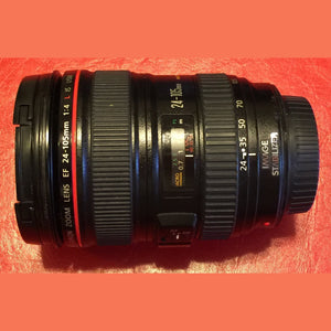 Canon 0344B002-IV EF 24-105mm f/4 L is USM Lens EOS SLR Cameras International Version No Warranty - Used Canon