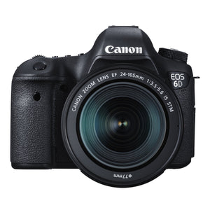 Canon EOS 6D 20.2 MP CMOS Digital SLR Camera with EF 24-105mm IS STM Kit - Wi-Fi Enabled - Used Canon