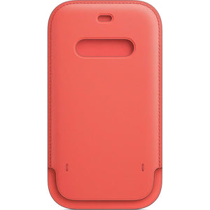 Apple iPhone 12 and 12 Pro Leather Sleeve with MagSafe - Pink Citrus Apple