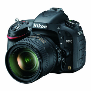 Nikon D610 24.3 MP CMOS FX-Format Digital SLR Camera with 24-85mm f/3.5-4.5G ED VR Auto Focus-S Nikkor Lens - Used Nikon