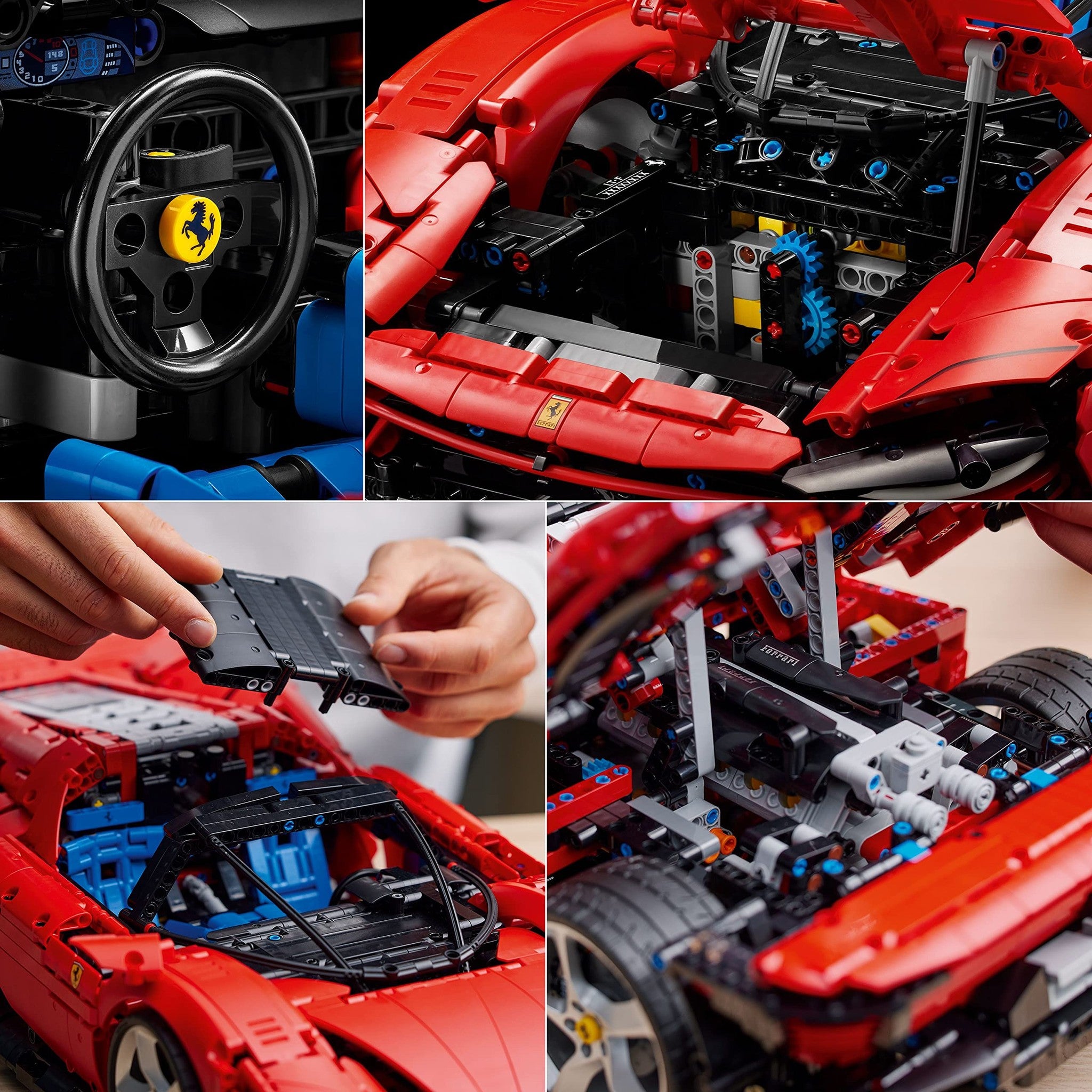 LEGO Technic Ferrari Daytona SP3 42143, Race Car Model Building Kit, 1:8 Scale Advanced Collectible Set for Adults, Ultimate Cars Concept Series, Great Anniversary and Father's Day Gift for Car Lover