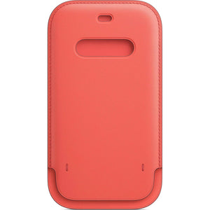 Apple iPhone 12 and 12 Pro Leather Sleeve with MagSafe - Pink Citrus Apple