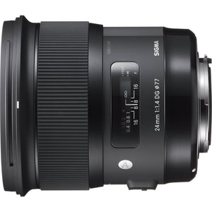 Sigma 24mm f/1.4 DG HSM Art Lens for Canon EF Certified Refurbished - Reconditioned Sigma
