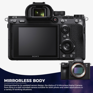 Sony Alpha a7 III Mirrorless Digital Camera Body Only Sony