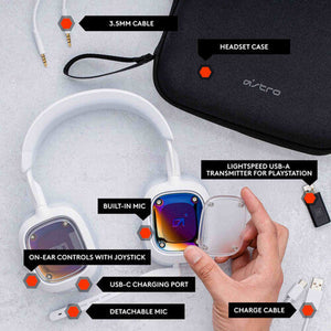 ASTRO Gaming A30 Wireless Gaming Headset for PS5 White ASTRO Gaming