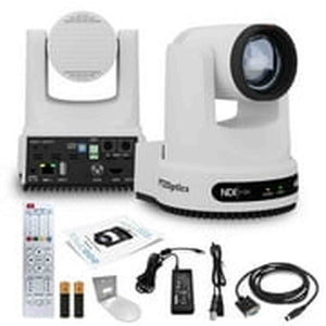 PTZOptics Move 4K PTZ Camera with 20x Zoom White PT20X-4K-WH-G3 + Wall Mount PTZOptics